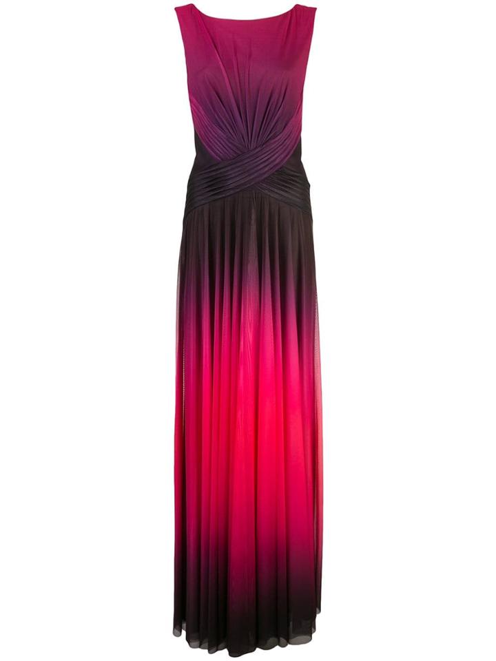 Tadashi Shoji Ombré Evening Dress - Pink