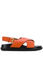 Marni Open Toe Sandals - Orange