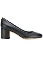 Salvatore Ferragamo Round Toe Pumps - Black