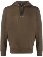 Paul Smith Embroidered Logo Hoodie - Green
