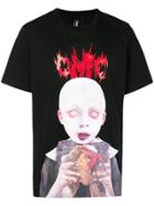 Omc Horror Print T-shirt - Black