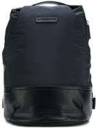Emporio Armani Panelled Backpack - Black