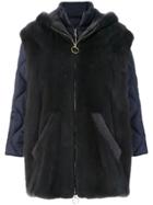 Blancha Fur Detail Jacket - Grey