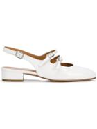 Carel Pêche Mary Jane Pumps - White