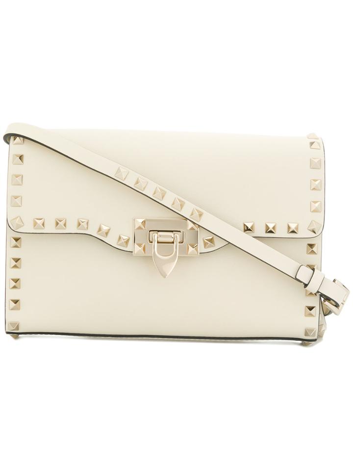 Valentino Rockstud Crossbody Bag - Nude & Neutrals