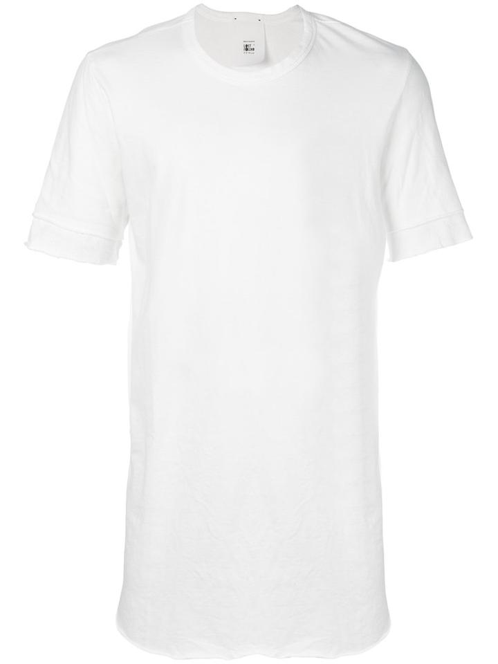 Lost & Found Rooms - Double Sleeve Longline T-shirt - Men - Cotton - S, White, Cotton