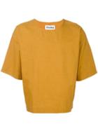 Études 'powder' T-shirt, Men's, Size: Large, Yellow/orange, Cotton