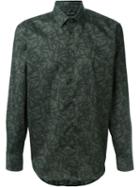 Marc Jacobs Leaf Print Shirt, Men's, Size: 48, Green, Cotton
