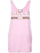 Gucci Gucci Print Tank Top - Pink & Purple