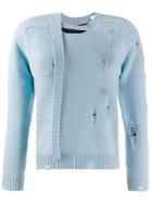 Marc Jacobs The Worn And Torn Sweater - Blue
