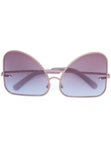 Fakbyfak - Fakbyfak X Manish Arora Sunglasses - Women - Acetate - One Size, Pink/purple, Acetate