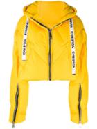 Khrisjoy Cropped Puffer Jacket - Yellow