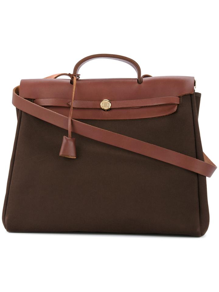Hermès Vintage Herbag Pm Tote - Brown