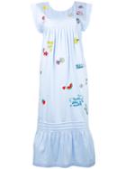 Mira Mikati - Patch Work Shift Dress - Women - Cotton - 40, Blue, Cotton