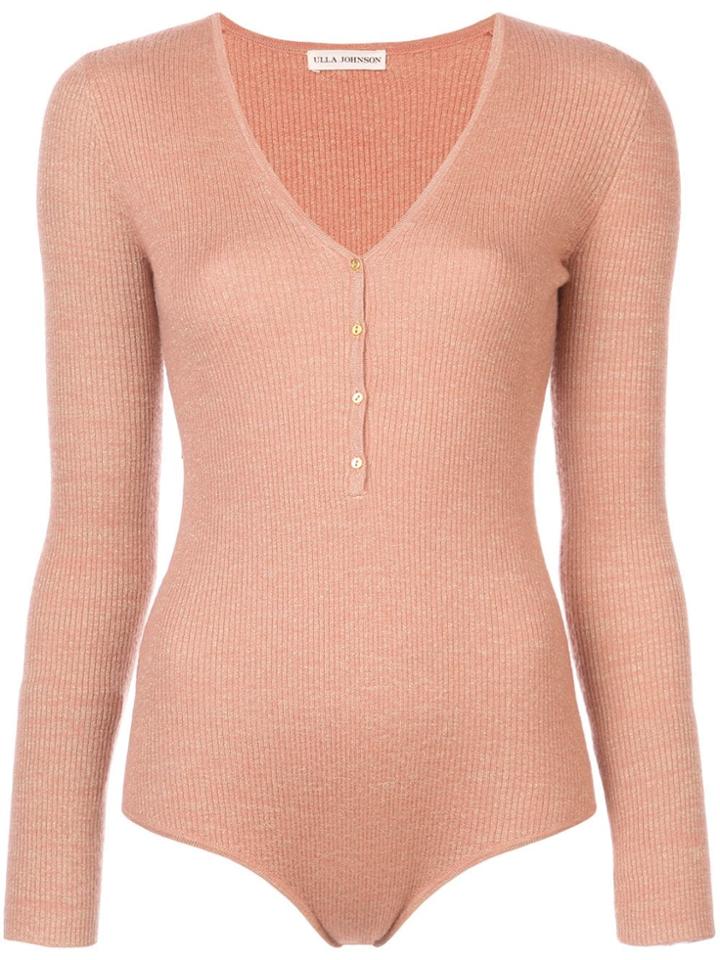 Ulla Johnson Knitted Bodysuit - Nude & Neutrals