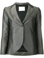 Société Anonyme Vendome Blazer, Women's, Size: 42, Grey, Cotton/linen/flax
