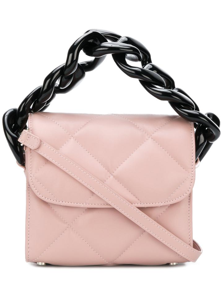 Marques'almeida Chain Handle Shoulder Bag - Pink & Purple