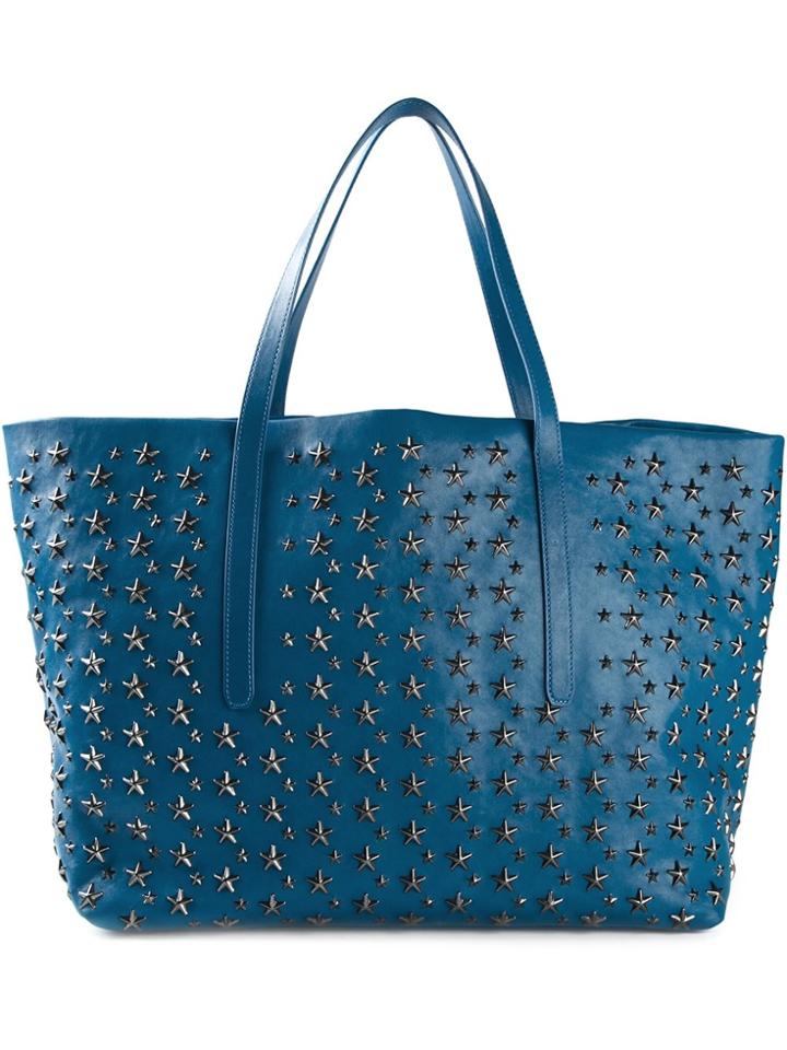 Jimmy Choo 'pimlico' Tote - Blue