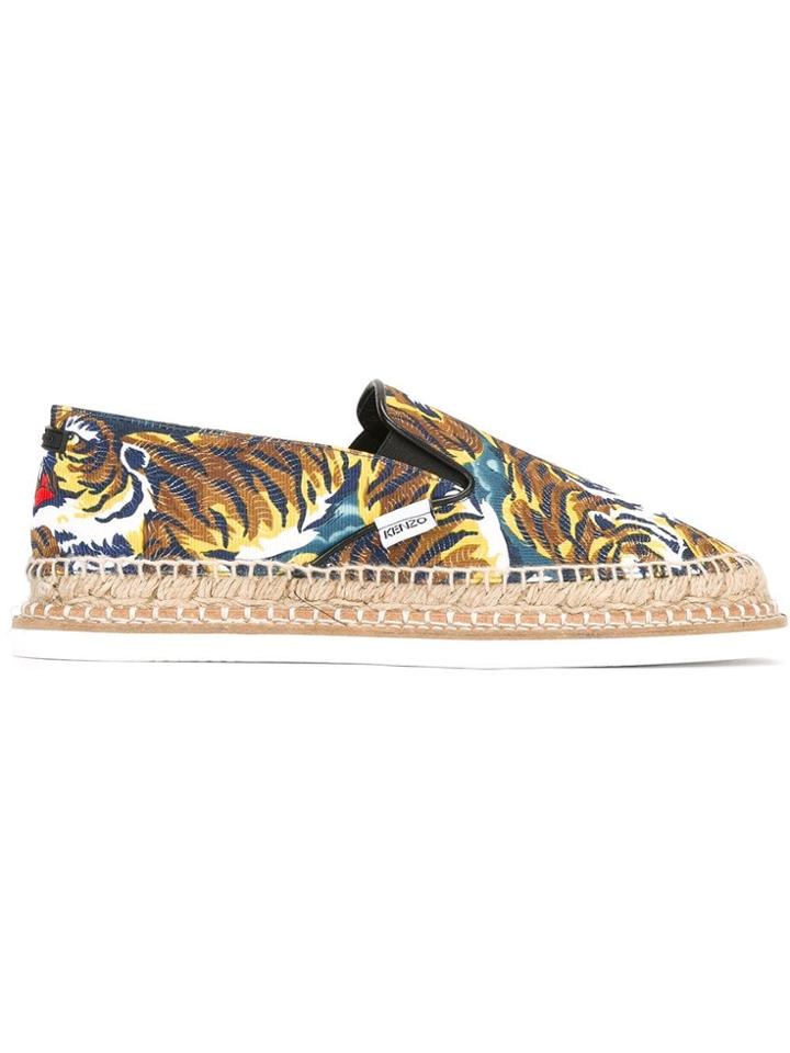 Kenzo 'flying Tiger' Espadrilles - Black