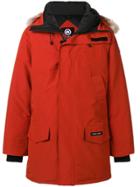 Canada Goose Hooded Short Parka - Red
