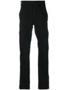 Lost & Found Rooms - Slim Fit Trousers - Men - Cotton/spandex/elastane - M, Black, Cotton/spandex/elastane