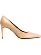 Saint Laurent Paris Pumps, Women's, Size: 40, Nude/neutrals, Leather