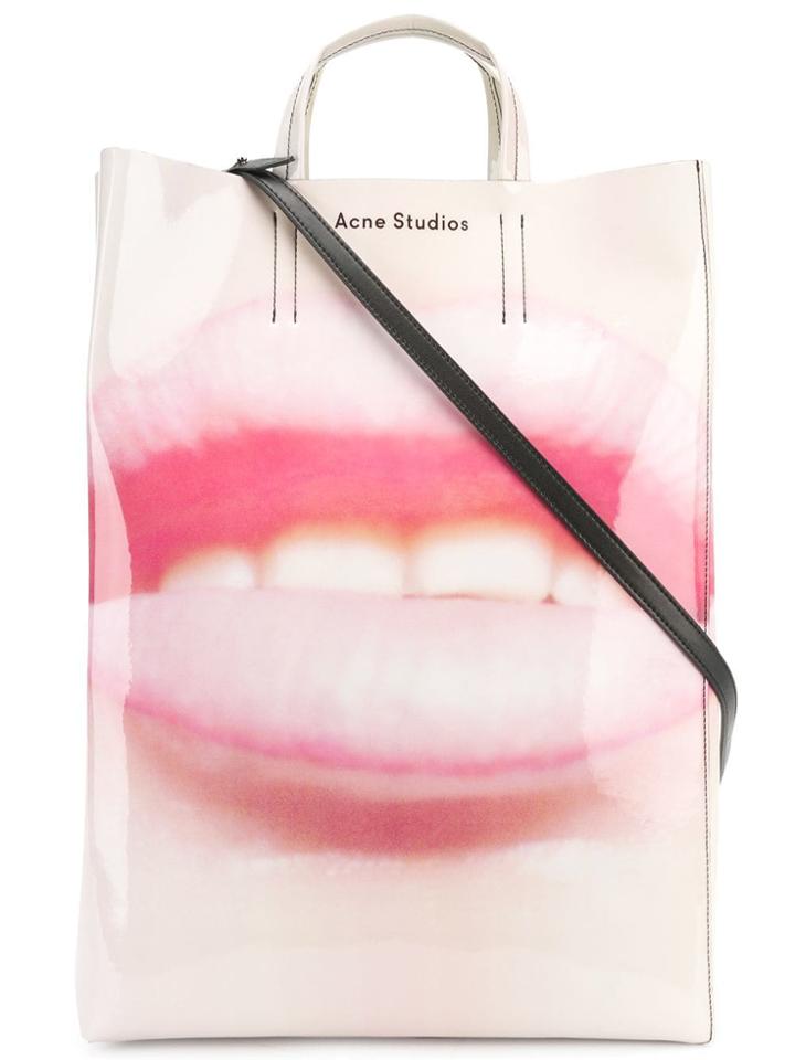 Acne Studios Baker Large Tote Bag - Pink