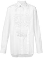 Givenchy Formal Moiré-effect Shirt - White
