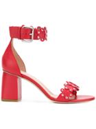 Red Valentino Ankle Strap Flower Sandals