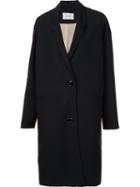 Lemaire Single Breasted Coat, Women's, Size: 34, Black, Wool