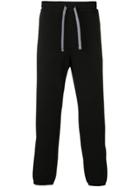 Emporio Armani High Waisted Track Trousers - Black