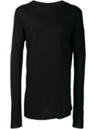 Thom Krom Long Sleeved Crew-neck T-shirt - Black