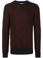 Cerruti 1881 Classic Knitted Sweater - Red