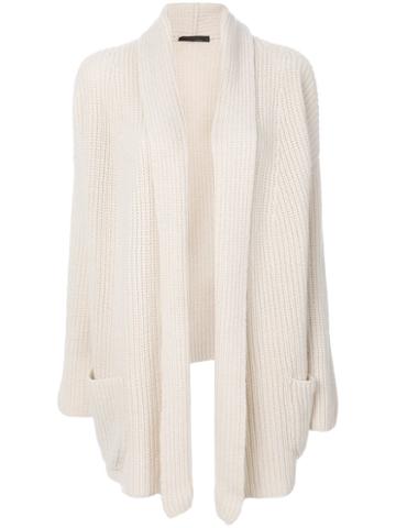 Incentive! Cashmere - Oversized Cardi-coat - Women - Cashmere - L, Nude/neutrals, Cashmere