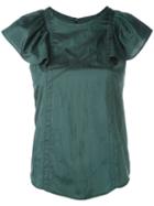 Isabel Marant - Anselm Blouse - Women - Silk/polyamide - 40, Green, Silk/polyamide