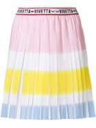 Vivetta Colour Block Pleated Skirt - Multicolour