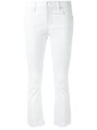 Rta Cropped Pants, Women's, Size: 27, White, Lamb Skin