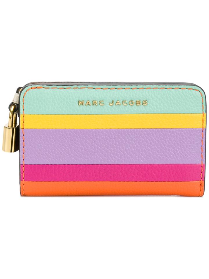 Marc Jacobs Striped Small Logo Purse - Multicolour