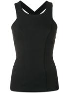 No Ka' Oi Side Stripe Tank Top - Black