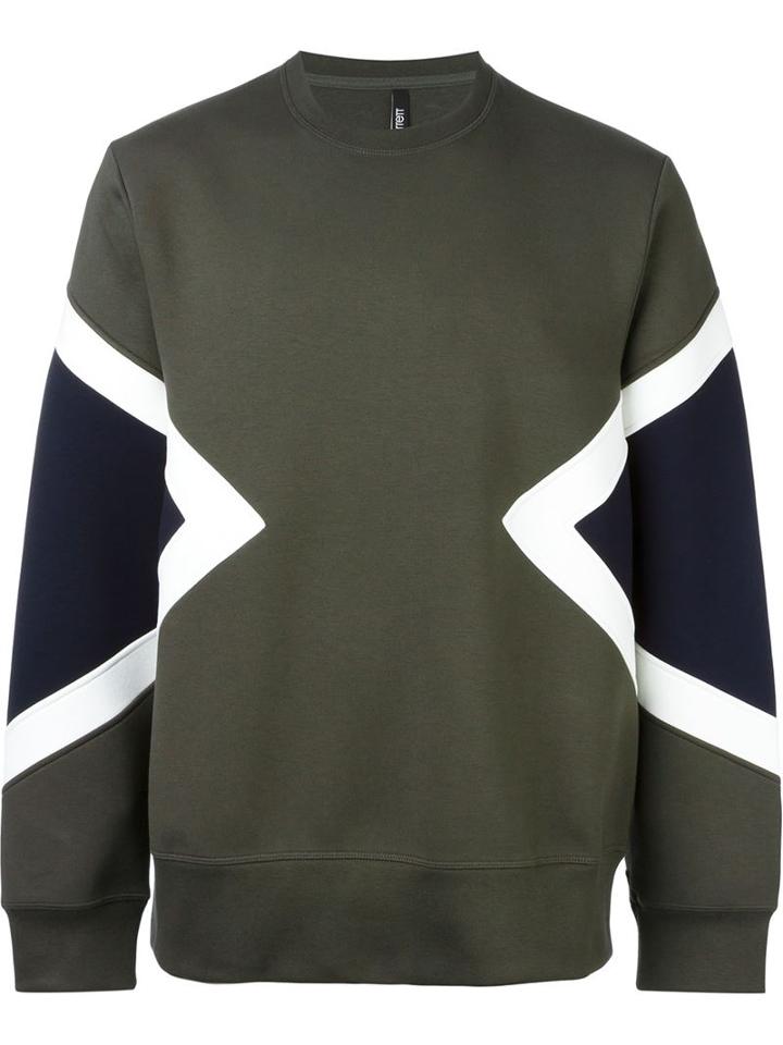 Neil Barrett Panelled Sweater