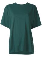 Mm6 Maison Margiela Extra Sleeve T-shirt, Size: Xs, Green, Cotton