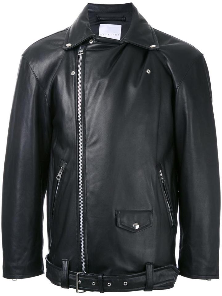 Cityshop Combi Rider Jacket, Men's, Size: Xl, Black, Calf Leather