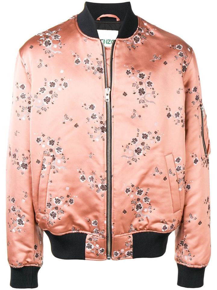 Kenzo Cheongsam Flower Bomber Jacket - Pink