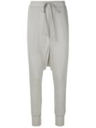 Rick Owens Lilies Drop-crotch Trousers - Nude & Neutrals