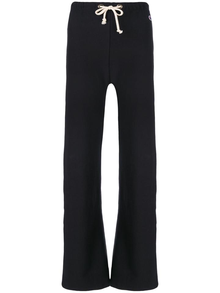Champion Wide Leg Track Pants - Black