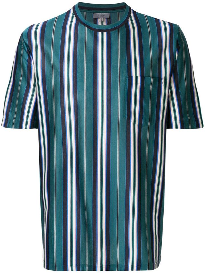 Lanvin Stripe Print T-shirt - Green