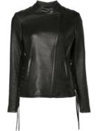 Yigal Azrouel - Krispy Jacket - Women - Leather - 6, Black, Leather