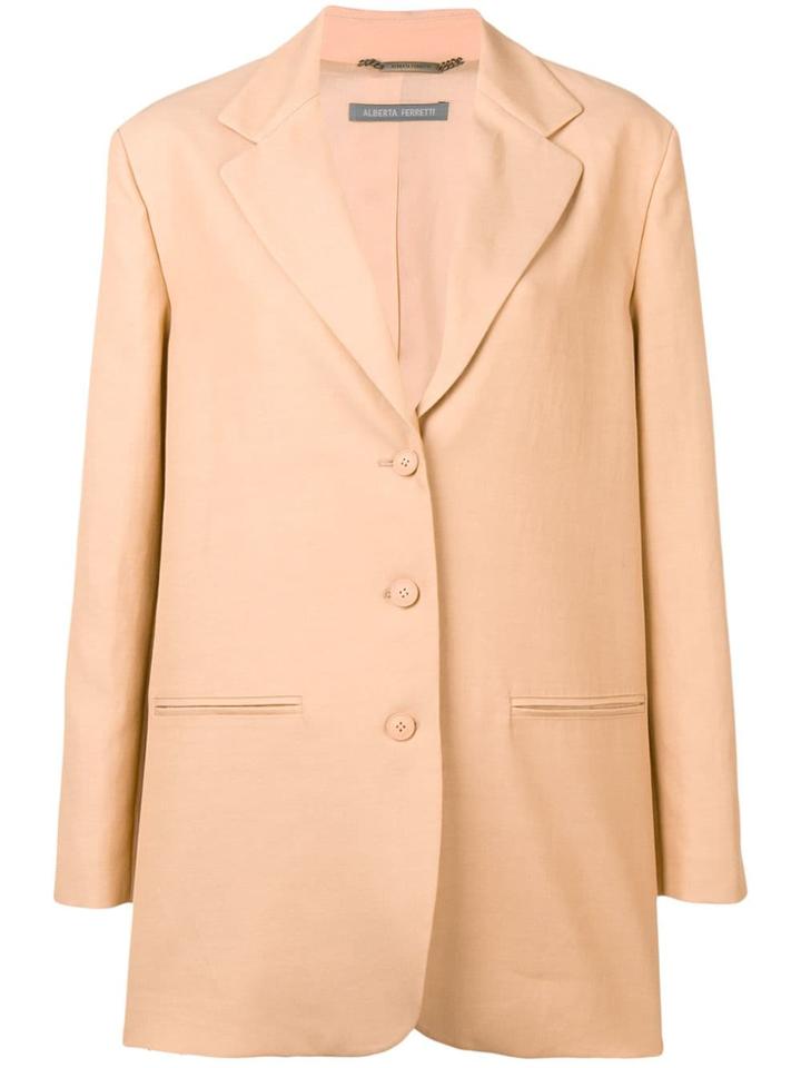 Alberta Ferretti Button-up Jacket - Neutrals