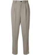 En Route - Cropped Trousers - Women - Polyester - 1, Nude/neutrals, Polyester