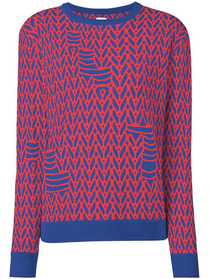 Opening Ceremony Umd X Opening Ceremony Crew Jumper, Women's, Size: Medium, Blue, Merino